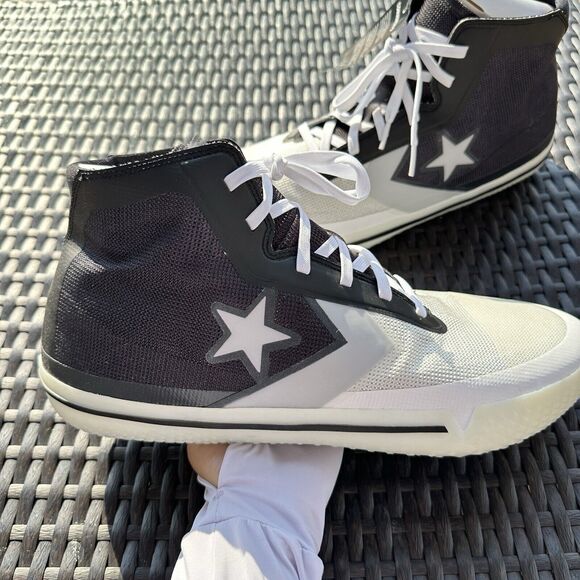 Converse Build It Up All Star Pro BB Hi Men\'s Shoes Black White 166803C main image 8